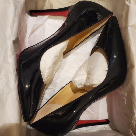 Christian Louboutin Pigalle 100mm Size 38 - Picture 1 of 11